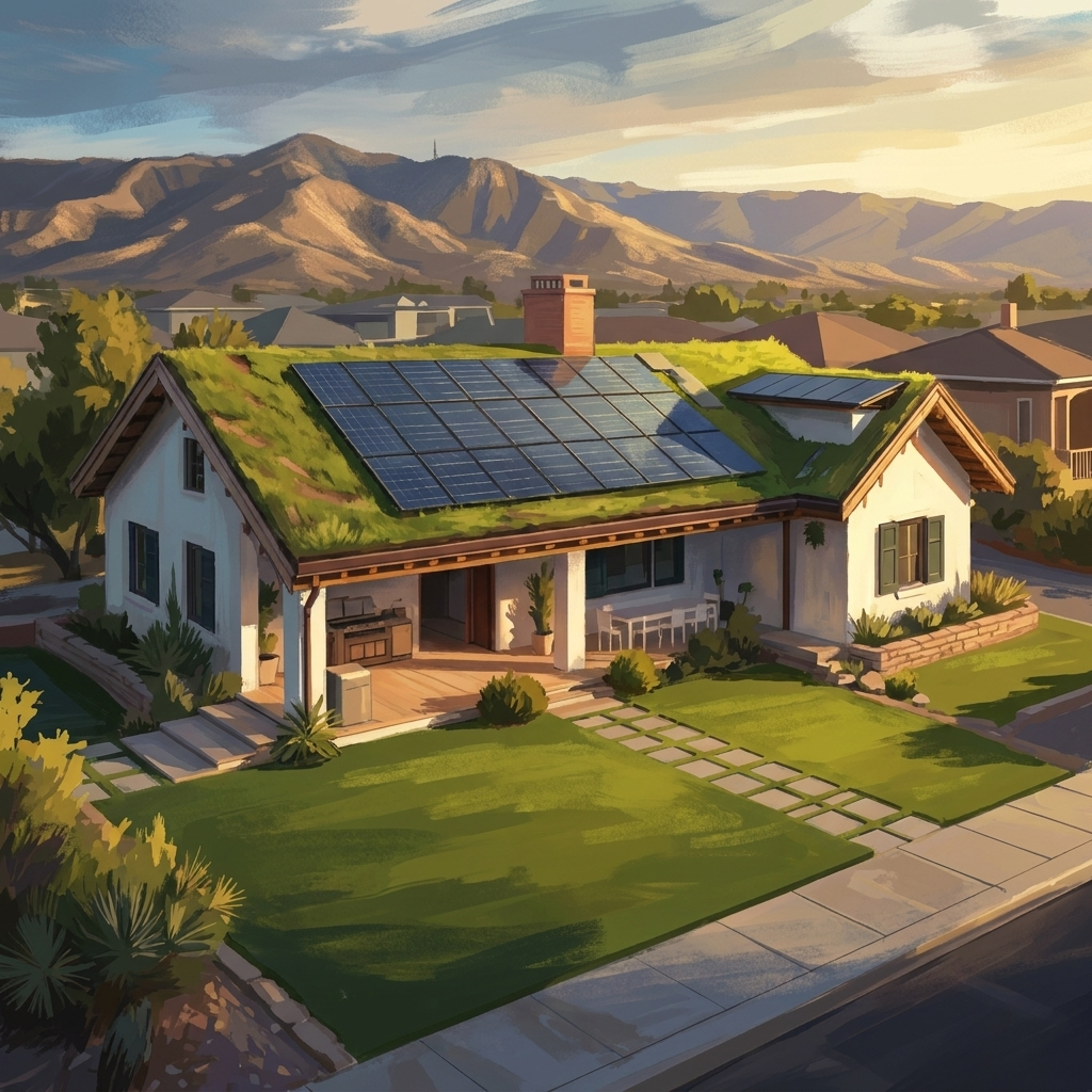 The Chaparral — Albuquerque dual-gable farmhouse concept