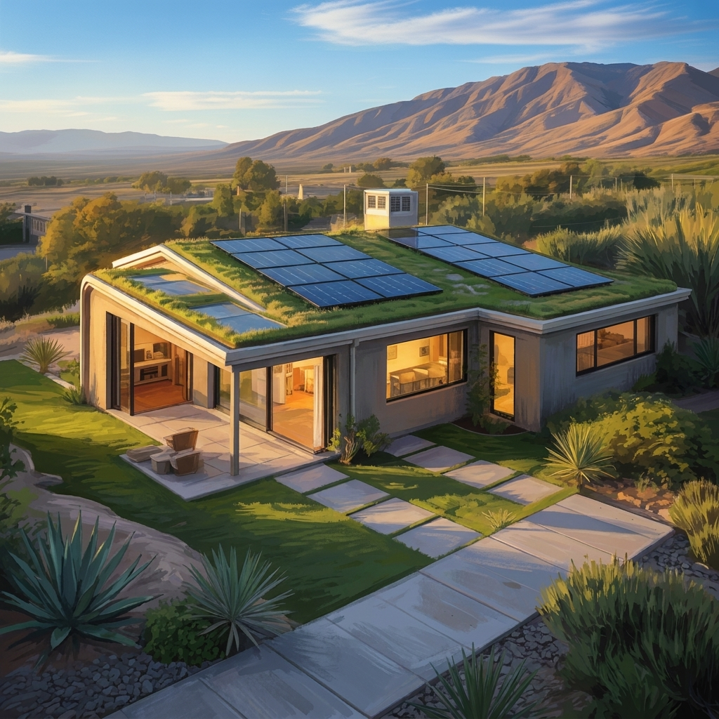 The Arroyo — Tucson single-story L-shaped concept home